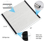 Roll-Up Dish Drying Rack – Space-Saving Sink Organizer