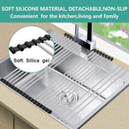 Roll-Up Dish Drying Rack – Space-Saving Sink Organizer