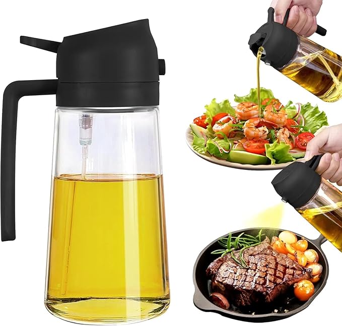 2 in 1 Oil Sprayer Bottle